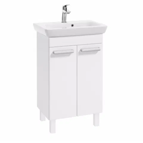 Nábytok do kúpeľne Kúpeľňová zostava CAPRI D55 2D0S biela