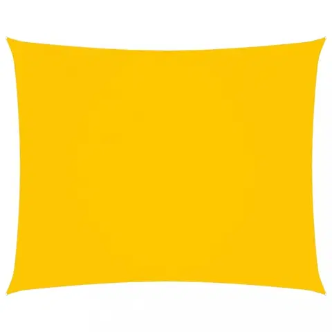 Stínící textilie Tieniaca plachta obdĺžniková 6 x 7 m oxfordská látka Dekorhome Žltá