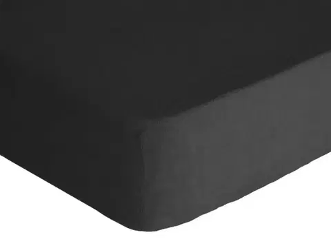 Plachty Forbyt, Prestieradlo, Froté Premium, čierna 90 x 200 cm