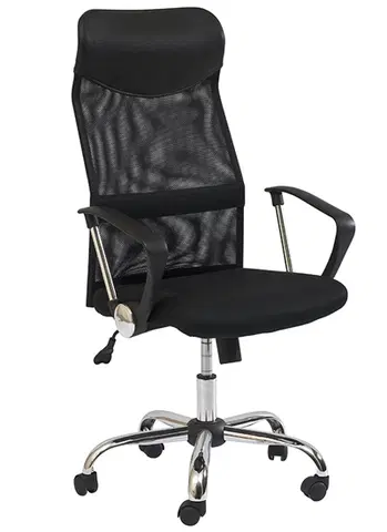 Kancelárske stoličky K-025 kancelárske kreslo, čierne