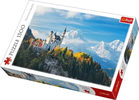 Hračky puzzle TREFL - Puzzle Bavorské Alpy 1500