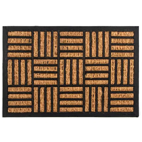Koberce a koberčeky Trade Concept Kokosová rohožka Squares, 40 x 60 cm