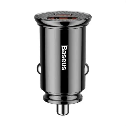 Nabíjačky k GPS BASEUS Circular nabíjačka do auta s 2 × USB CCALL-YD01, čierna
