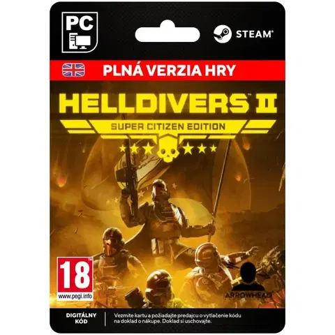 Hry na PC HELLDIVERS II Super Citizen Edition [Steam] PC digital