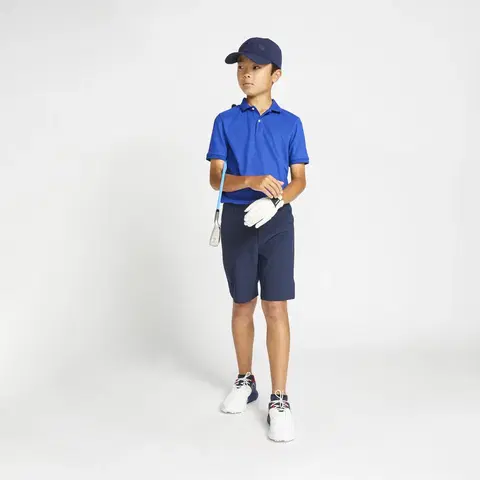 golf Detské golfové šortky MW500 tmavomodré