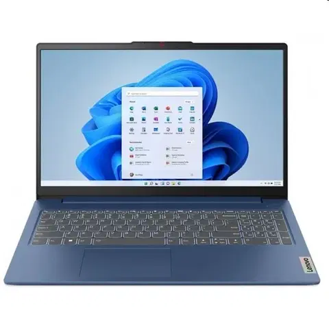 Notebooky Lenovo IdeaPad Slim 3 15IAN8 notebook, Intel N100, 4 GB/128 GB SSD, 15,6" FHD IPS, AG IntelUHD, Win11Home, modrá
