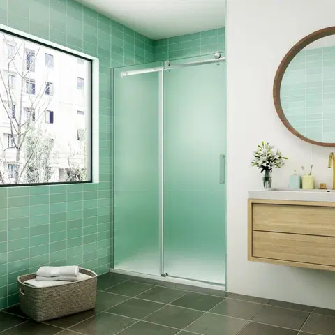 Sprchovacie kúty H K - Posuvné sprchové dvere DIAMOND FROST 97-100x195cm, ľavý variant SE-DIAMONDFROST100SET