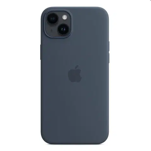 Puzdrá na mobilné telefóny Silikónový zadný kryt pre Apple iPhone 14 Plus s MagSafe, búrkovo modrá MPT53ZM/A