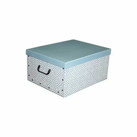 Úložné boxy Compactor Skladacia úložná krabica - kartón box Compactor Nordic 50 x 40 x 25 cm, svetlo modrá