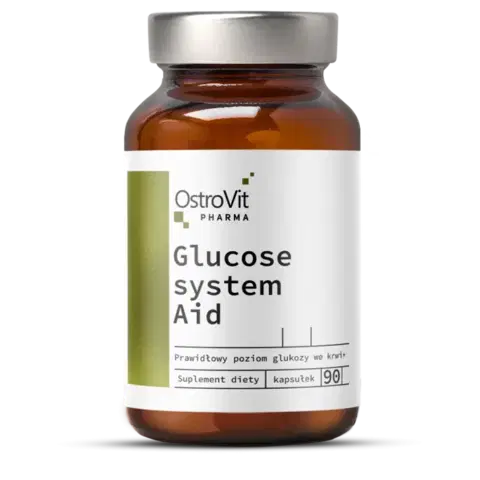Ostatné špeciálne doplnky výživy OstroVit - Pharma Glucose System Aid 90 kaps.