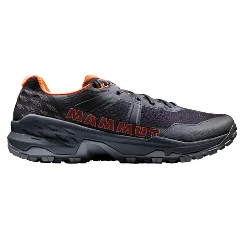 Pánske tenisky Pánske trekingové topánky MAMMUT Sertig II Low GTX® Men Black-Orange - 41 1/3