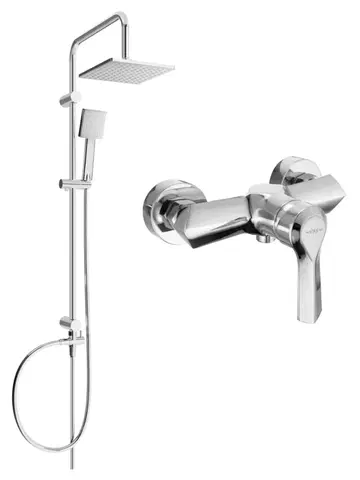 Sprchy a sprchové panely MEXEN/S - Tord sprchový stĺp vrátane sprchovej batérie Sabre, chróm 72140200-00