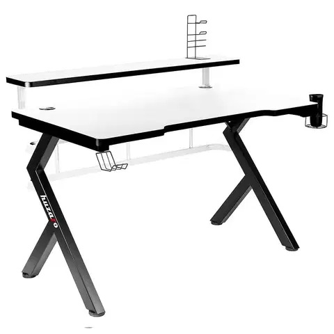 Moderné kancelárske stoly Písací stôl pre hráča HZ-Hero 5.0 white