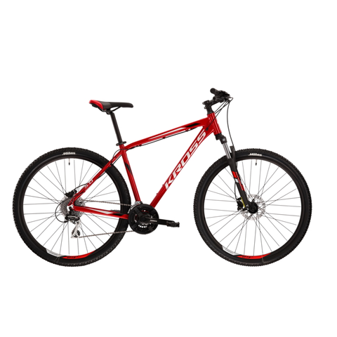 Bicykle Horský bicykel Kross Hexagon 5.0 29" - model 2022 červená/čierna/šedá - M (19", 180-188 cm)