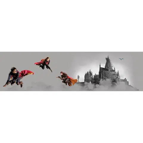 Tapety Samolepiaca bordúra Harry Potter Metlobal, 500 x 9,7 cm