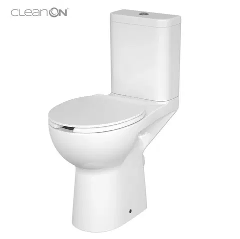 Kúpeľňa CERSANIT - WC KOMPAKTNÉ ETIUDA NEW CLEANON 010 3 / 6L Invalidný K11-0221