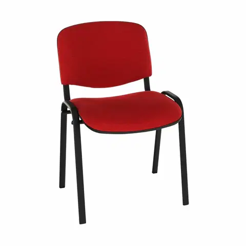 Konferenčné stoličky Kancelárska stolička, červená, ISO NEW C16