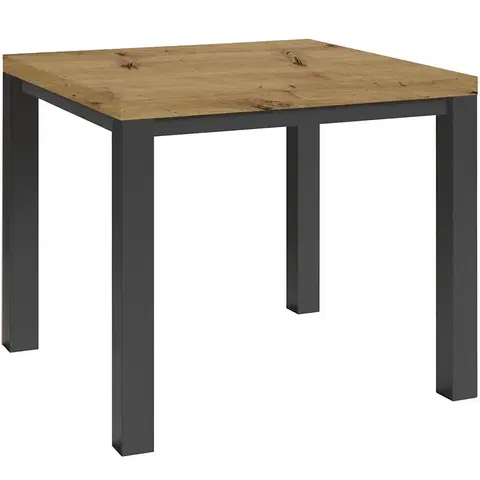 Jedálenské stoly Stôl Oskar M80 artisan/čierna