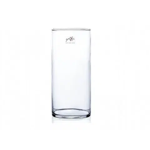 Vázy sklenené Sklenená váza Cyli, 9 x 20 cm