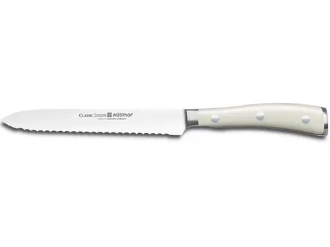 Nože na údeniny (salámu) WÜSTHOF Nôž na údeniny Wüsthof CLASSIC IKON créme 14 cm 4126-0