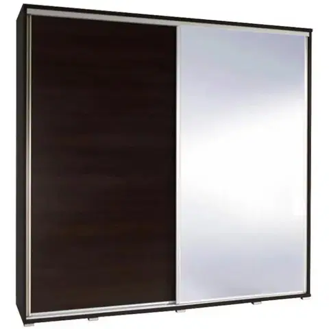 Šatníkové skrine Skriňa Penelopa zrkadlová 205 cm