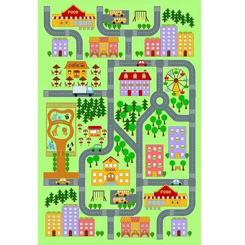 Koberce a koberčeky KONDELA Ebel koberec 100x150 cm kombinácia farieb