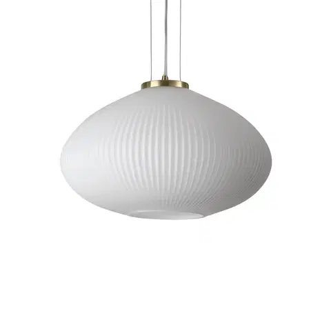 Závesné svietidlá Ideallux Závesná lampa Ideal Lux Plisse Ø 45 cm