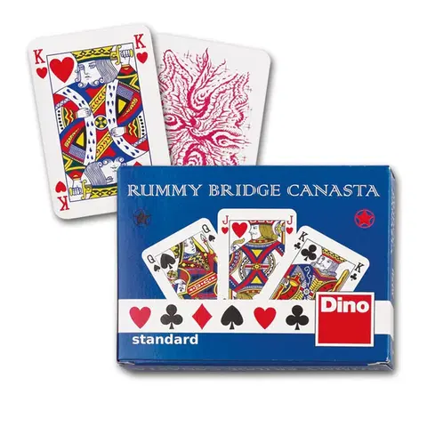 Hračky spoločenské hry - hracie karty a kasíno DINOTOYS - STANDARD Kanasta