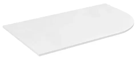 Kúpeľňa SAPHO - PULSE Rockstone doska 755x12x455mm, ľavá, biela mat BM750-0101