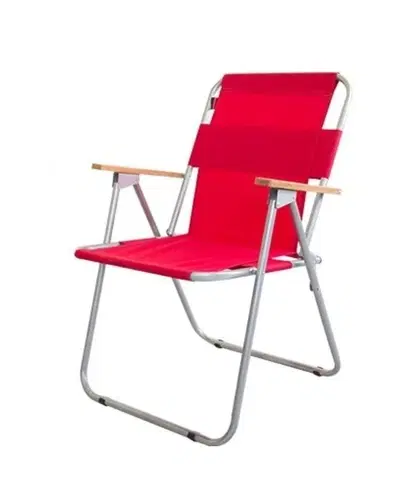 Záhradné stoličky ARLON skladacia stolička, červená 