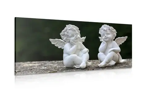 Obrazy anjelov Obraz dvojica malých anjelov