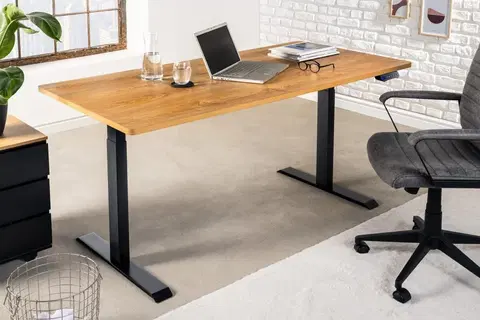 Pracovné stoly Výškovo nastaviteľný písací stôl ASTERIOS Dekorhome
