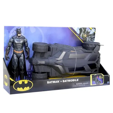 Hračky - akčné figúrky SPIN MASTER - Batman Batmobile S Figúrkou 30 Cm