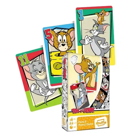 Hračky spoločenské hry - hracie karty a kasíno LAUKO - Karty Čierny Peter Tom a Jerry