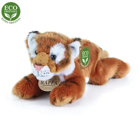 Plyšáci Rappa Eco-Friendly tiger hnedý ležiaci 17 cm