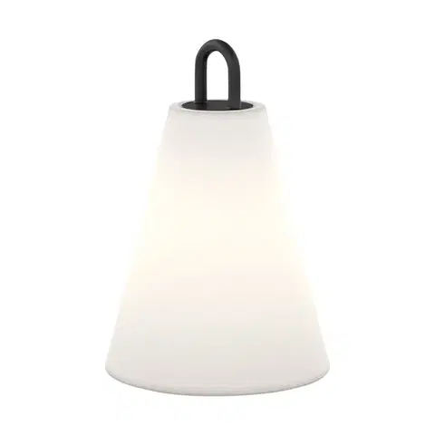 Vonkajšie dekoratívne svietidlá Wever & Ducré Lighting WEVER & DUCRÉ Costa 1.0 LED dekoratívna lampa opál/čierna