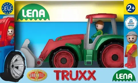 Hračky - dopravné stroje a traktory LENA - Truxx Traktor v okrasnej Krabici