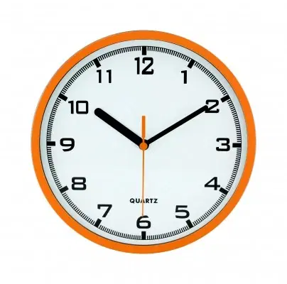 Hodiny Nástenné hodiny MPM, 2477.60 - oranžová, 20cm