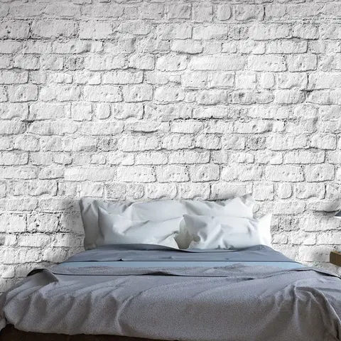 Tapety Fototapeta biela tehlová stena - White brick