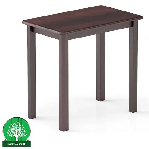 Borovicové stoly Stôl borovica ST104-80x75x50 orech
