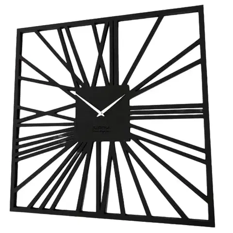 Hodiny Nástenné hodiny Loft Square z226-1-2-x, 80 cm čierna