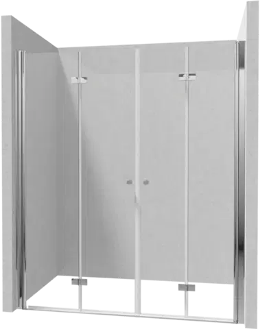 Sprchovacie kúty DEANTE/S - Sprchové dvere dvojité skladacie 90x70 KTSX047P+KTSX041P KERRIA/0022