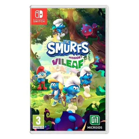 Hry pre Nintendo Switch The Smurfs: Mission Vileaf CZ (Code in a Box) NSW