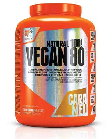 Vegánske proteíny Vegan 80 od Extrifit 2000 g Chocolate