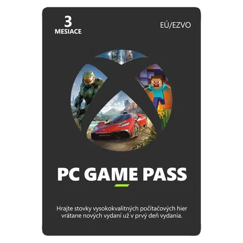 Hry na PC PC Game Pass 3 mesačné predplatné