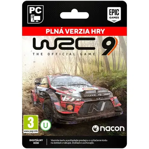 Hry na PC WRC 9: The Official Game [Epic Store]