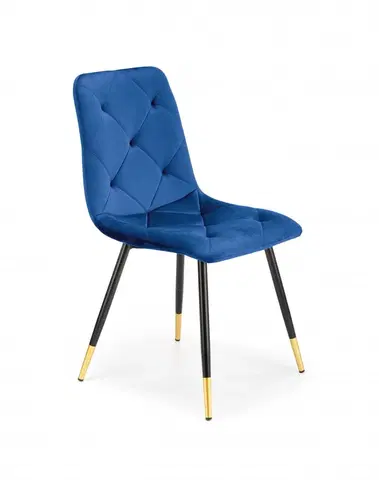 Jedálenské stoličky a kreslá Jedálenská stolička K438 Halmar Modrá