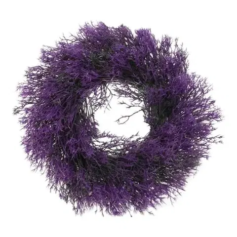 Kvety Umelý veniec Tráva fialová, pr. 30 cm