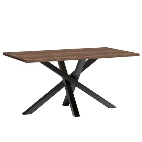 Stoly v podkrovnom štýle Rozkladací stôl Cali veľký Tmavý jaseň