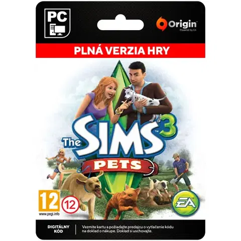Hry na PC The Sims 3: Domáci maznáčikovia CZ [Origin]